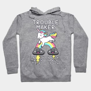 Kawaii Unicorn Trouble Maker Hoodie